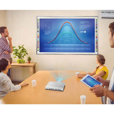 Finger Writing 86 Inch Interactive Electronic Whiteboard Aluminium Alloy Frame Smart