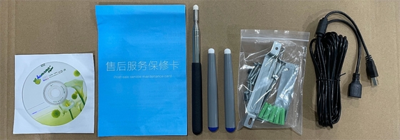 Finger Writing 86 Inch Interactive Electronic Whiteboard Aluminium Alloy Frame Smart
