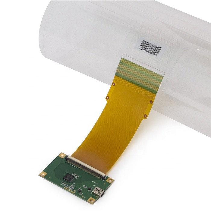Curved Flexible Capacitive Touch Foil 65 Inch 1222mm×689mm OEM ODM