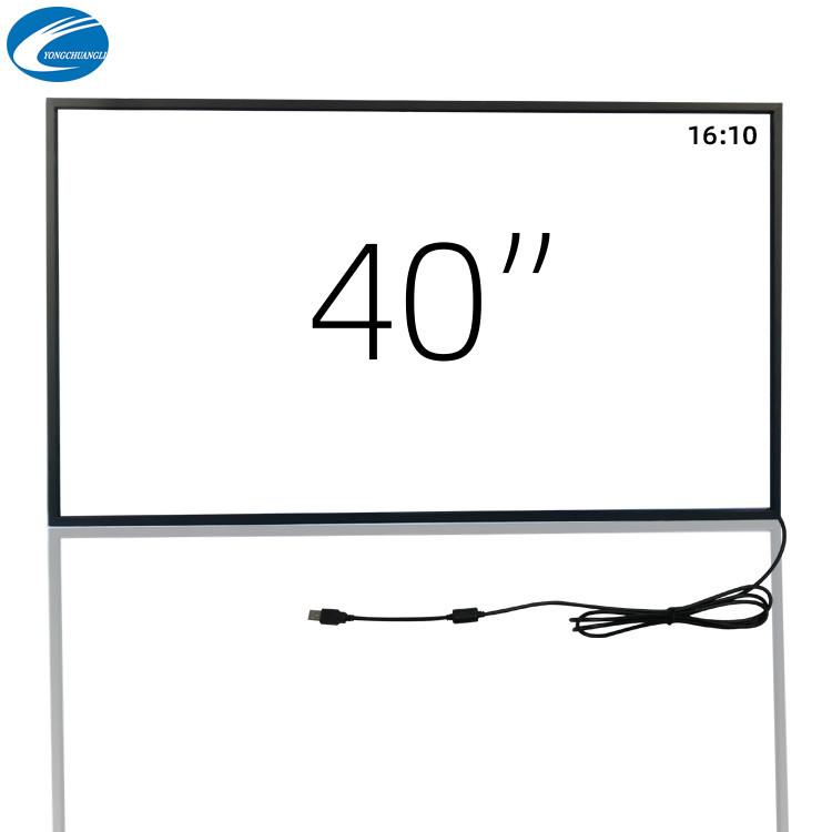 Aluminum IR Multi Touch Frame 40 Inch Touch Screen Overlay